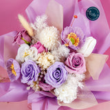 Liora Vase Bouquet (Preserved & Soap Flower) [Klang Valley Delivery Only]
