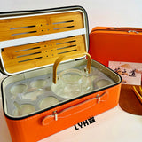 LYHO Portable Tea Set (Orange) (Nationwide Delivery) - Father's Day Flowers & Gifts 2026