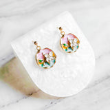 Pastel Reverie Handmade Gold Bracelet Necklace and Earring Set (Nationwide Delivery)
