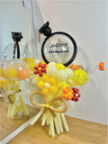 Balloon Flower Bouquet | Graduation Smiley Face (Klang Valley Delivery)