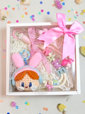 Personalized Keychain Crybaby Crochet (Pink Blue) (Klang Valley Delivery)