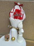 Christmas Snow Glow – Soap Rose Bouquet