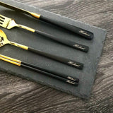 [Corporate Gift] Personalised Two-Tone Cutlery Set (Pre-order 2 to 4 weeks) - Nationwide Delivery