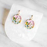 Pastel Reverie Handmade Gold Bracelet Necklace and Earring Set (Nationwide Delivery)