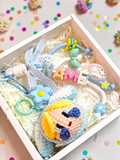 Personalized Keychain Crybaby Crochet (Blue) (Klang Valley Delivery)