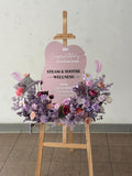 Ethereal Lavender Grand Opening Easel Stand