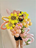Balloon Flower Bouquet | Graduation Sunflower Mix (Klang Valley Delivery)