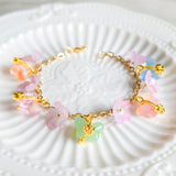 Butterfly Garden Gold Bracelet