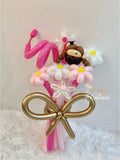 Balloon Flower Bouquet | Graduation Hot Pink Series (Klang Valley Delivery)
