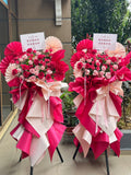 Blossom Radiance · Grand Opening Floral Stands (Twin Set)