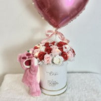 20 Stalks Soap Rose Flower Pot with Soft Toys [Klang Valley Delivery O |  Giftr - Malaysia's Leading Online Gift Shop