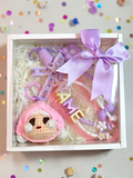 Personalized Keychain Crybaby Crochet (Purple) (Klang Valley Delivery)