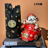 [Klang Valley Delivery]LYHO Fortune God Charcoal Gift Set 财神驾到黑金炭风水摆设 - Father's Day Flowers & Gifts 2026
