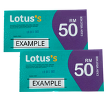 Lotus's Retail RM50 Gift Voucher