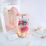 Eternal Preserved Flower LED Light Glass Dome  'Mother's Day 2024'