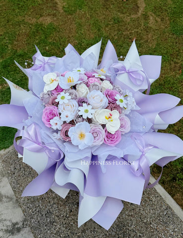 Lilac Mix Bouquet (Klang Valley Delivery)