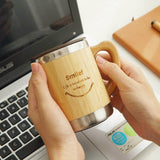 Personalized Eco-Friendly Set (Stainless steel Mug, Cutlery Set, Bamboo Toothbrush, Drip Coffee Bag)