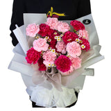 First Love Pink Flower Bouquet (Klang Valley Delivery)