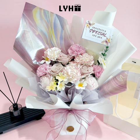 LYHO Soap Flower Bouquet (Medium) [Klang Valley Delivery]