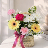Sweet Bloom Flower Basket (Klang Valley Delivery Only)