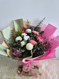 Mother's Day Flowers Bouquet Brownie (Klang Valley Delivery)