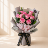 Pink Seduction Rose Bouquet (Klang Valley Delivery Only)