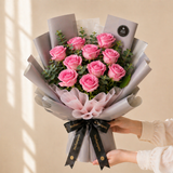 Pink Seduction Rose Bouquet (Klang Valley Delivery Only)