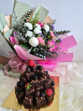 Mother's Day Flowers Bouquet Brownie (Klang Valley Delivery)