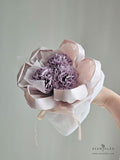 Mother's Day 2024 Scentales Lilac Carnation Petite Soap Flower Bouquet (Johor Bahru Delivery Only)