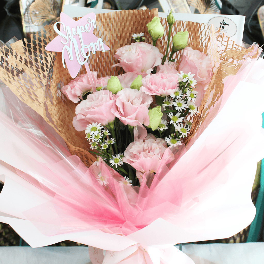 Adika Pink Carnation Hand Bouquet Klang Valley Delivery Only Tr Malaysias Leading 