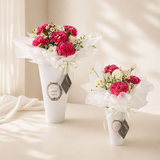 Cherry Pink Carnation Flower Box (Klang Valley Delivery Only)
