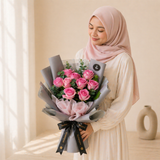 Pink Seduction Rose Bouquet (Klang Valley Delivery Only)