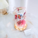Eternal Preserved Flower LED Light Glass Dome  'Mother's Day 2024'