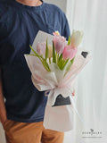 Mother's Day 2024 Scentales Tulip Symphony Flower Bouquet (Johor Bahru Delivery Only)