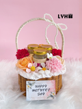 Blooming Joy Basket | Perfect for Mother’s Day / Teacher’s Day / Birthday Gift / Bird's Nest Gift [Klang Valley Delivery Only]