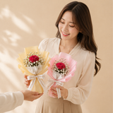 Sweet Single Carnation Bouquet (Klang Valley Delivery Only)