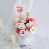 Moet+Graceful Bloom Soap Flower Box [Klang Valley Delivery Only]
