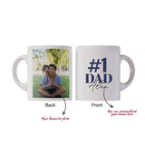 Personalised Mug #1 Dad with Photo (Klang Valley Delivery Only) - Father's Day Flowers & Gifts 2026