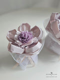 Mother's Day 2024 Scentales Lilac Carnation Petite Soap Flower Bouquet (Johor Bahru Delivery Only)