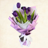 Purple Tulip Flower Bouquet (Klang Valley Delivery)