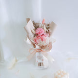 Pinkish Preserved Carnation Flower Bouquet 'Mother's Day 2024'