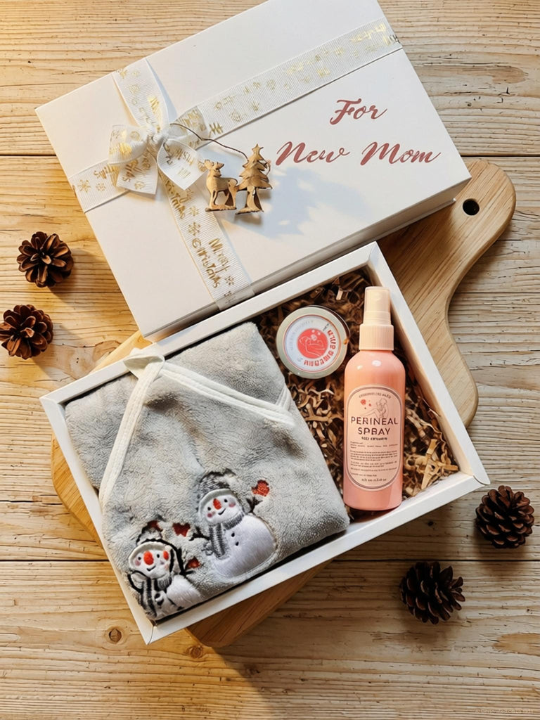 Mix & Match Gift Box for New Mom A with *Name Embroidery* | (Nationwide Delivery)