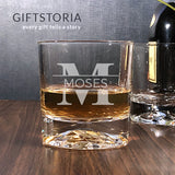 Personalized Monogram Crystal Rock Glass (6-8 working days)