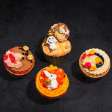 Mid Autumn: Mooncake Festival 2023 | Moon-gazing Cupcakes (4pcs) (Mooncake Festival 2023) | (Klang Valley Delivery)