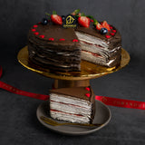 Neapolitan Mille Crepe Cake