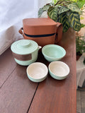 Circle of Harmony Mooncake Set - PU Leather Bag & Portable Travel Tea Set (Nationwide Delivery)  - Mooncake Festival 2026
