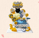 DOUBLE STORY CAKE 5+2INCH-Custom Pet Birthday Cake (Klang Valley Delivery)