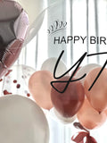 Helium Bubble Balloon with 7's Star Foil Balloon Bundle (Kuching Delivery)