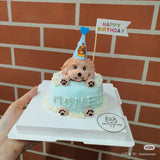 3D HEAD PET CAKE-Custom Pet Birthday Cake (Klang Valley Delivery)