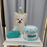 3D PETCAKE+SMALL CAKE-Custom Pet Birthday Cake (Klang Valley Delivery)